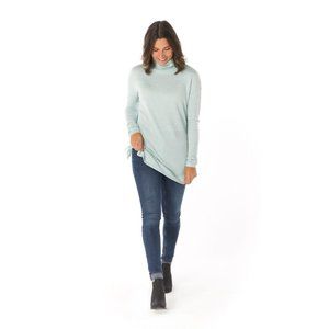 New Women's Smartwool Frosty Green Spruce Creek Tunic Sweater